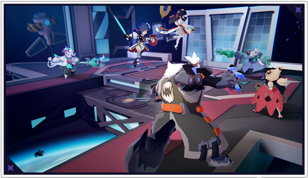 Competitive game screen